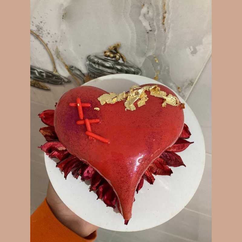 Gâteau à Thème en Forme de Cœur tetouan